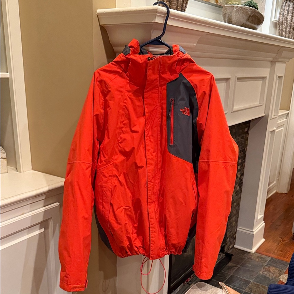 The North Face Men’s Orange and Gray Ski Jacket